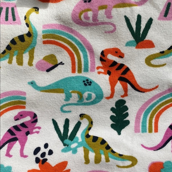 Hanna Andersson Dinosaur Rainbow Print Pajama Set size 5 - Picture 3 of 5